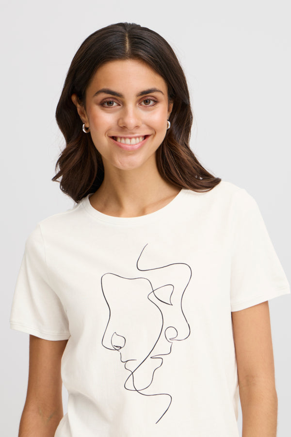 Fransa Savai Tee - White