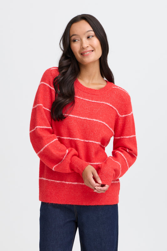 Fransa Kendra Jumper - Red
