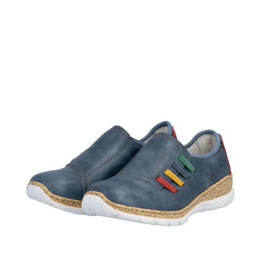 Rieker Slip-On Shoes/ Trainers N4264 Sky Blue