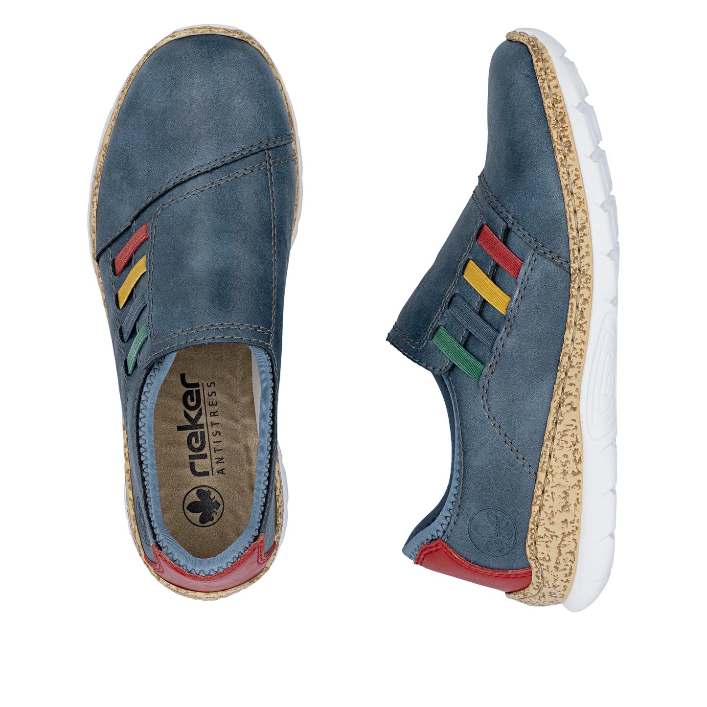 Rieker Slip-On Shoes/ Trainers N4264 Sky Blue