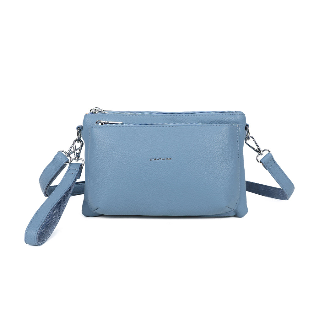 Strathurie faux leather cross body bag 996 - Choice of colours