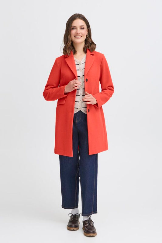 Fransa Evilla Jacket - Red
