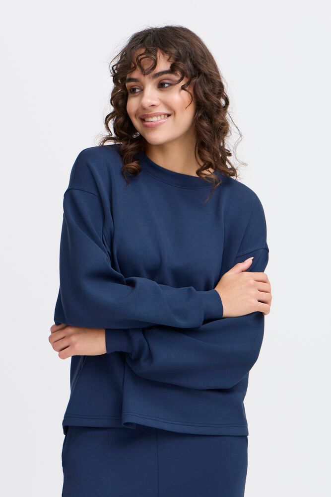 Fransa Aurora Sweater - Navy