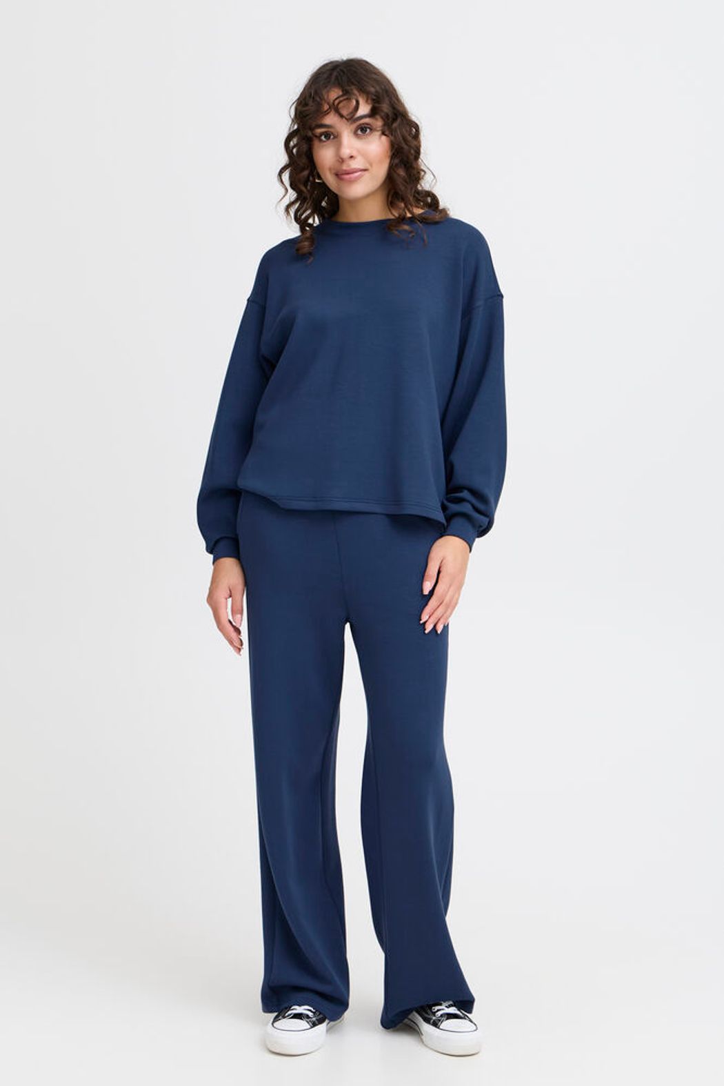 Fransa Aurora Sweater - Navy