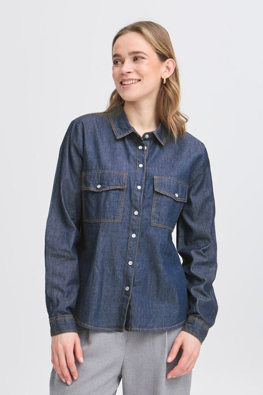 Fransa Larissa Denim Shirt