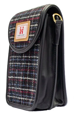Strathurie Tweed Black Mist Mobile Phone Bag H0262