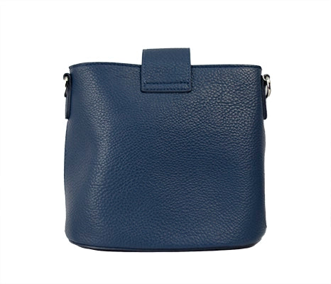 Strathurie Tweed Skye Blue Tab Top Shoulder Bag H2303