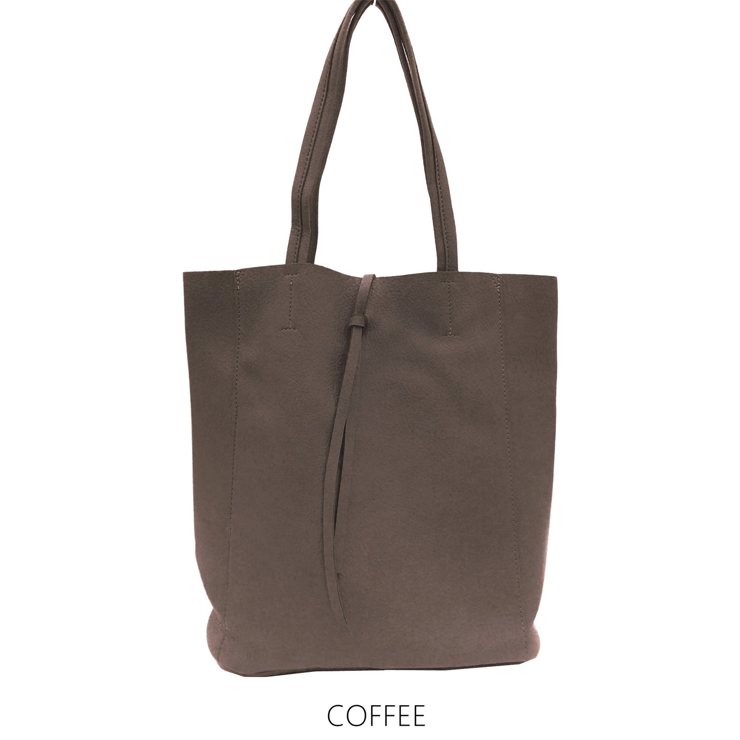 Jen Vegan Leather Bag in a Bag Shopper - Choice of colours
