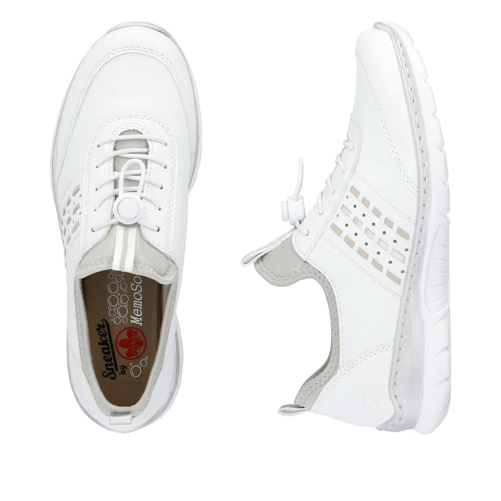 Rieker Slip-On Shoes/ Trainers L3259 - White
