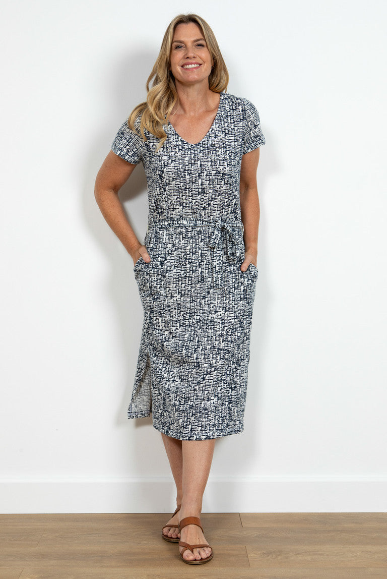 Lily & Me Weekend Dress Dapple - Navy