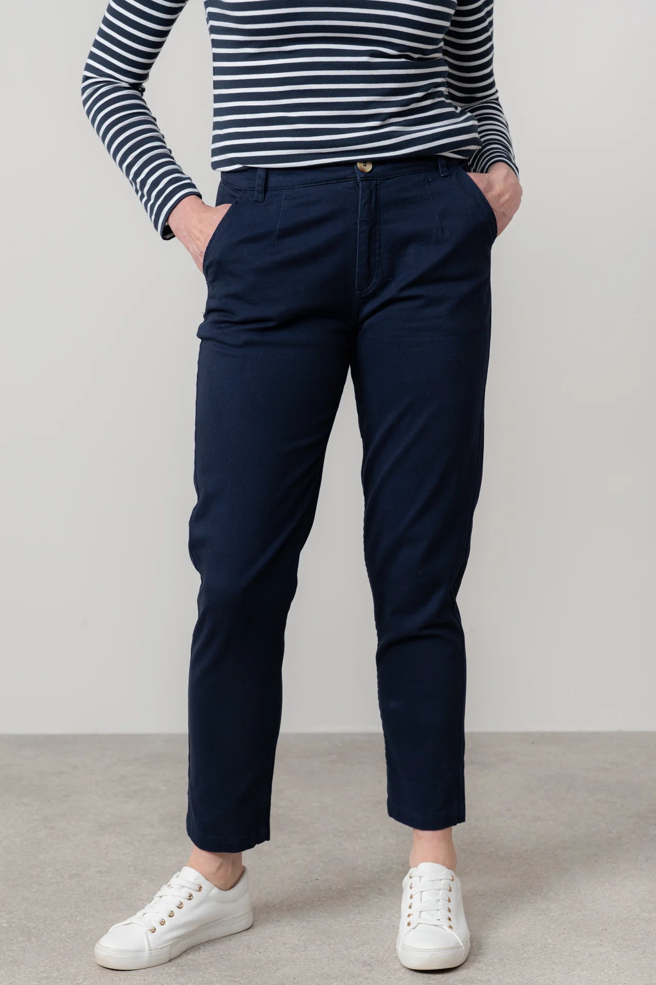 Lily & Me Breaker Trousers  - Navy