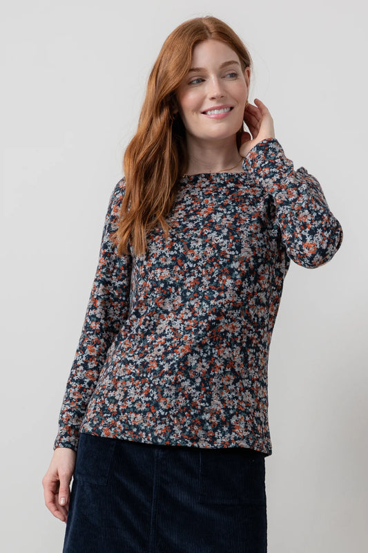 Lily & Me Abigail Top Cosmos - Red Mix