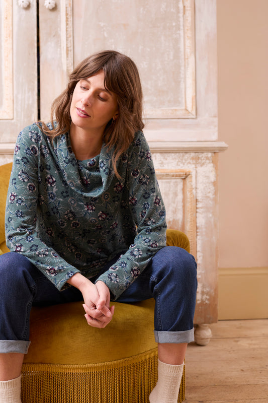 Lily & Me Relaxed Everyday Jumper Budling  - Sea Mist