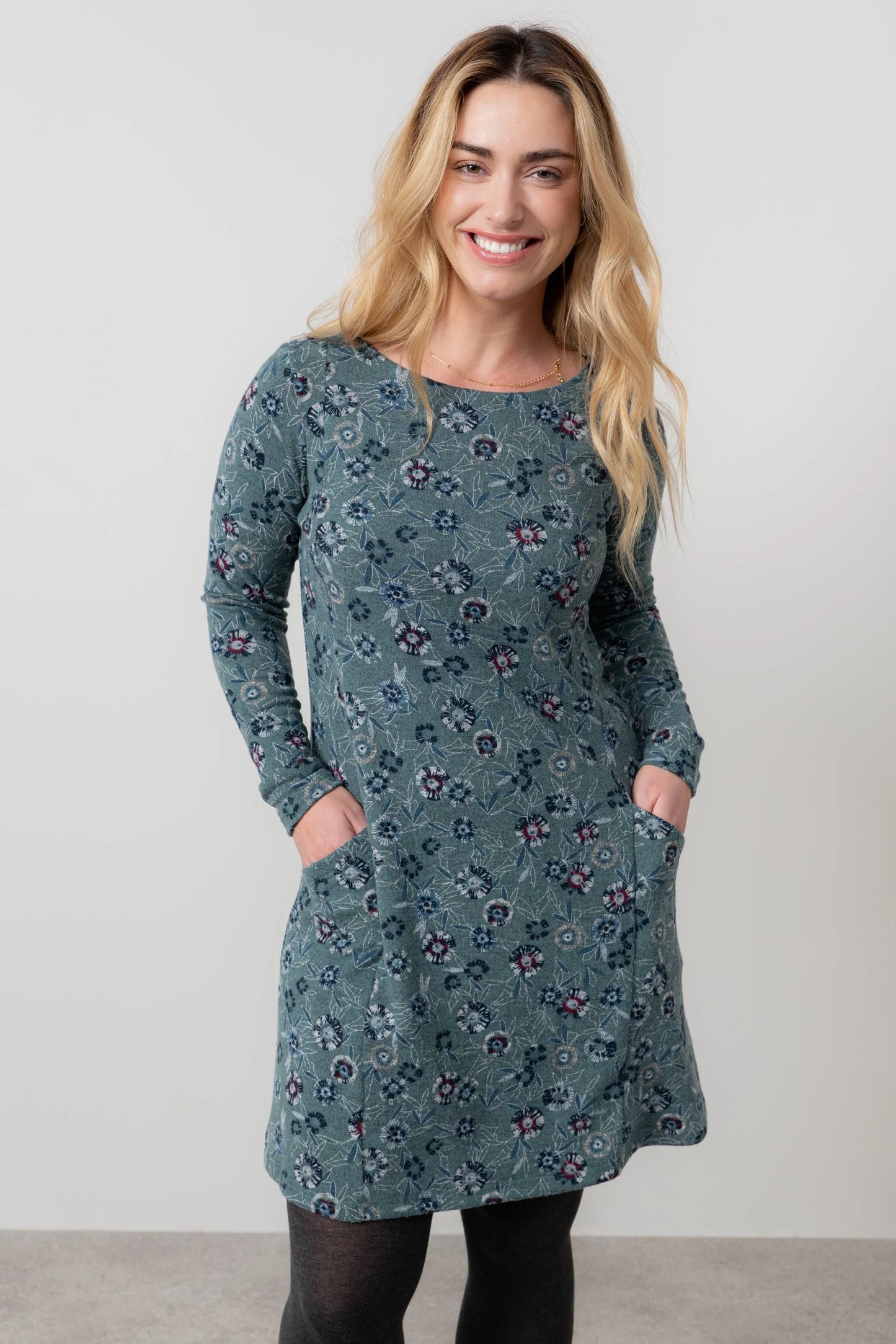 Lily & Me Helen Dress Budling - Sea Mist