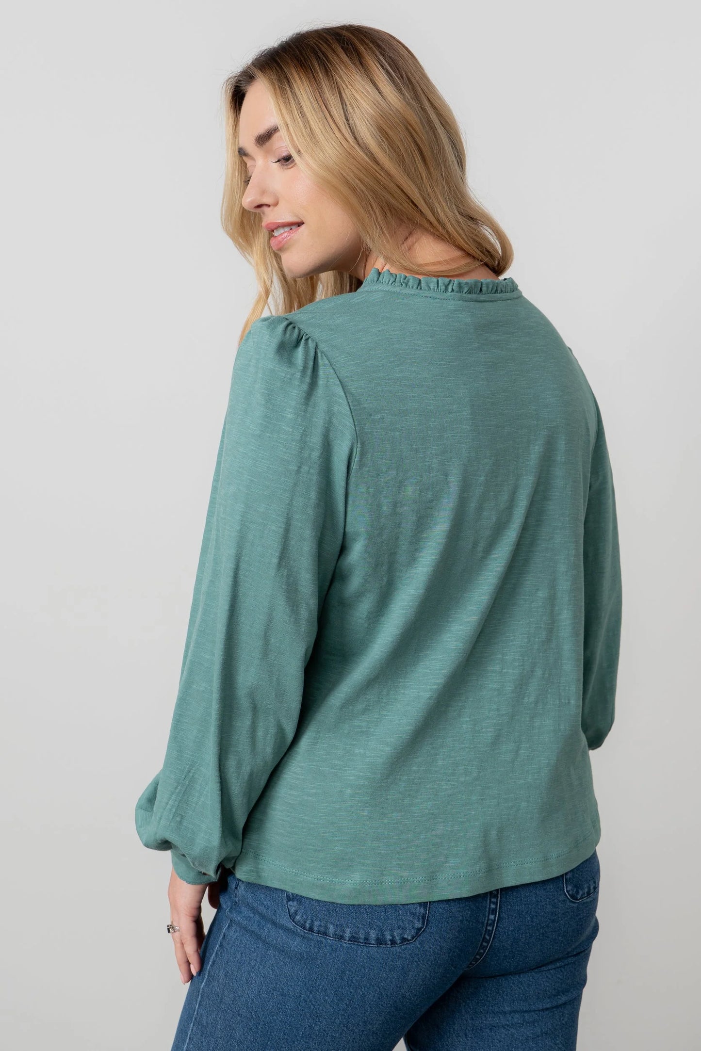 Lily & Me Luna Blouse - Sea Mist
