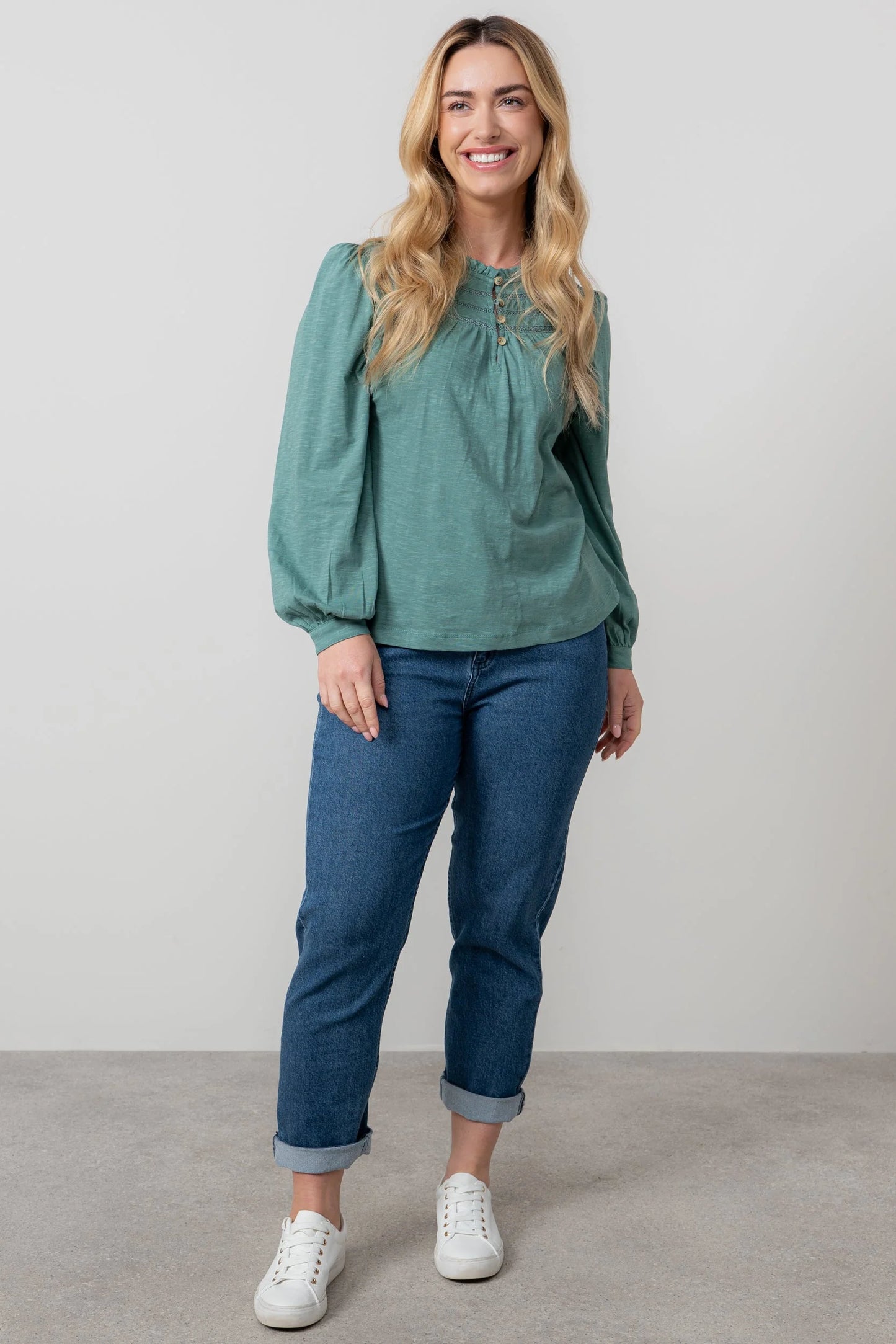 Lily & Me Luna Blouse - Sea Mist