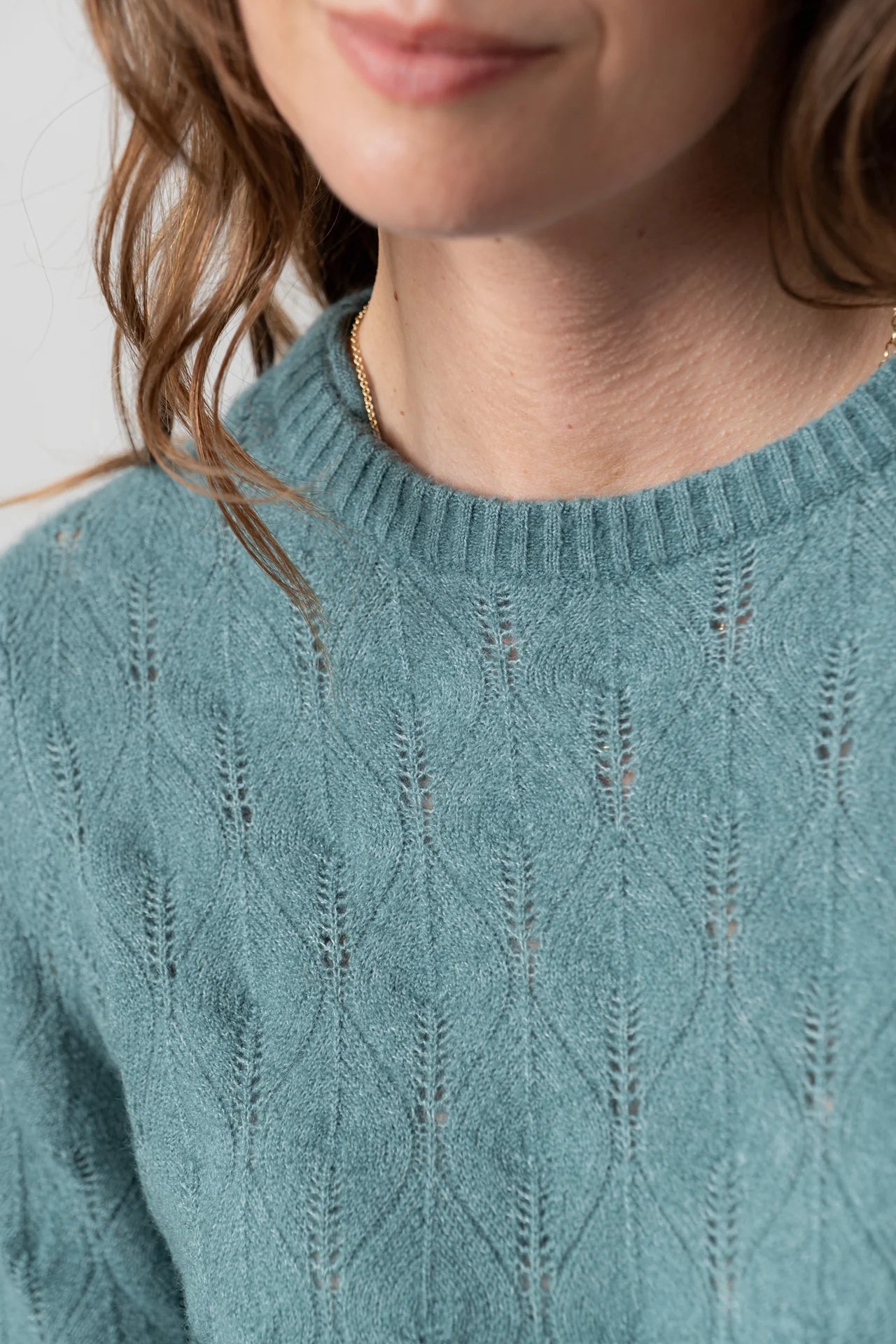 Lily & Me Harefield Jumper - Sea Mist