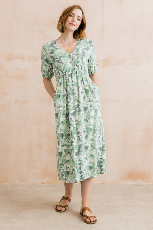 Lily & Me Lillian Dress Alder - Pale Green