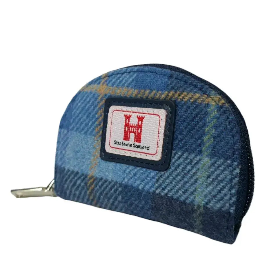 Strathurie Tweed Skye Blue Coin Purse
