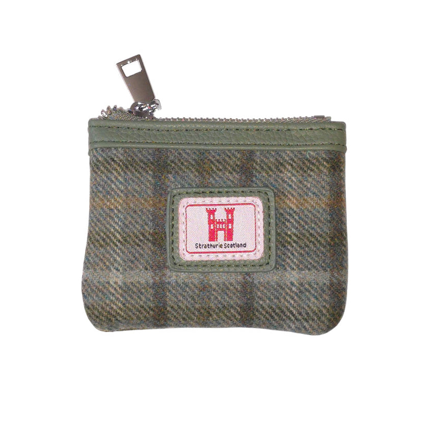 Strathurie Tweed Green Coin Purse