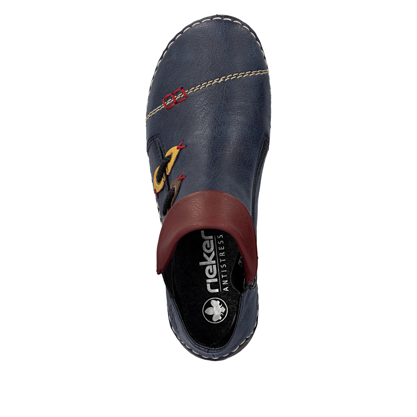 Rieker Boots with Zipper 72581 -  Navy