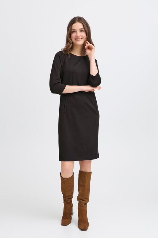 Fransa Blazer Dress - Black