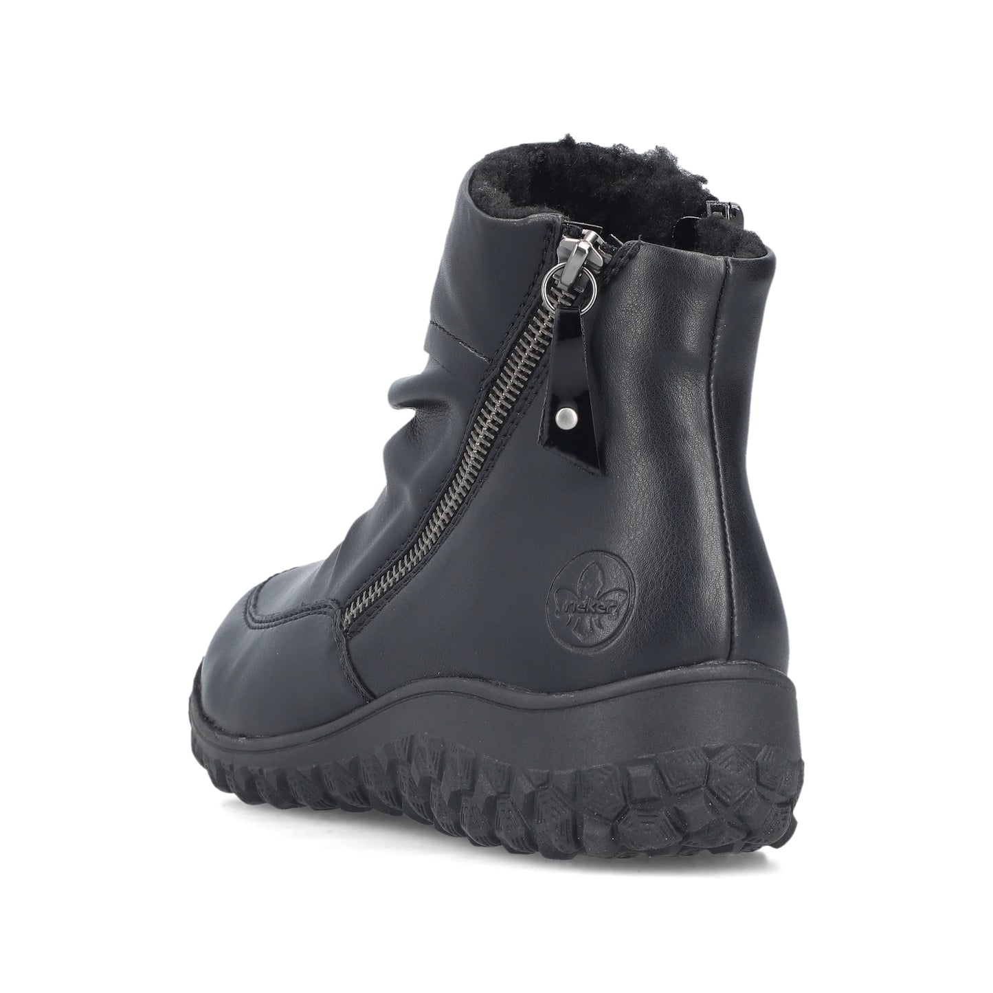 Rieker Zip Ankle Boots 59585 - Black
