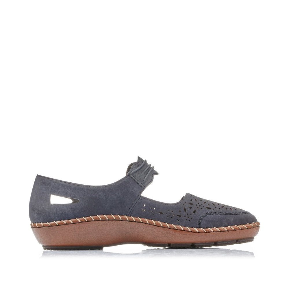 Rieker Ladies Shoe 44896 - Blue