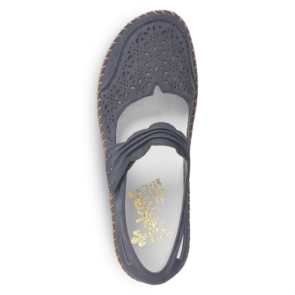 Rieker Ladies Shoe 44896 - Blue