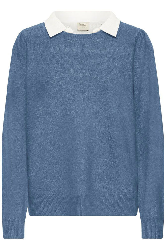 Fransa Katiejo Pullover - Blue