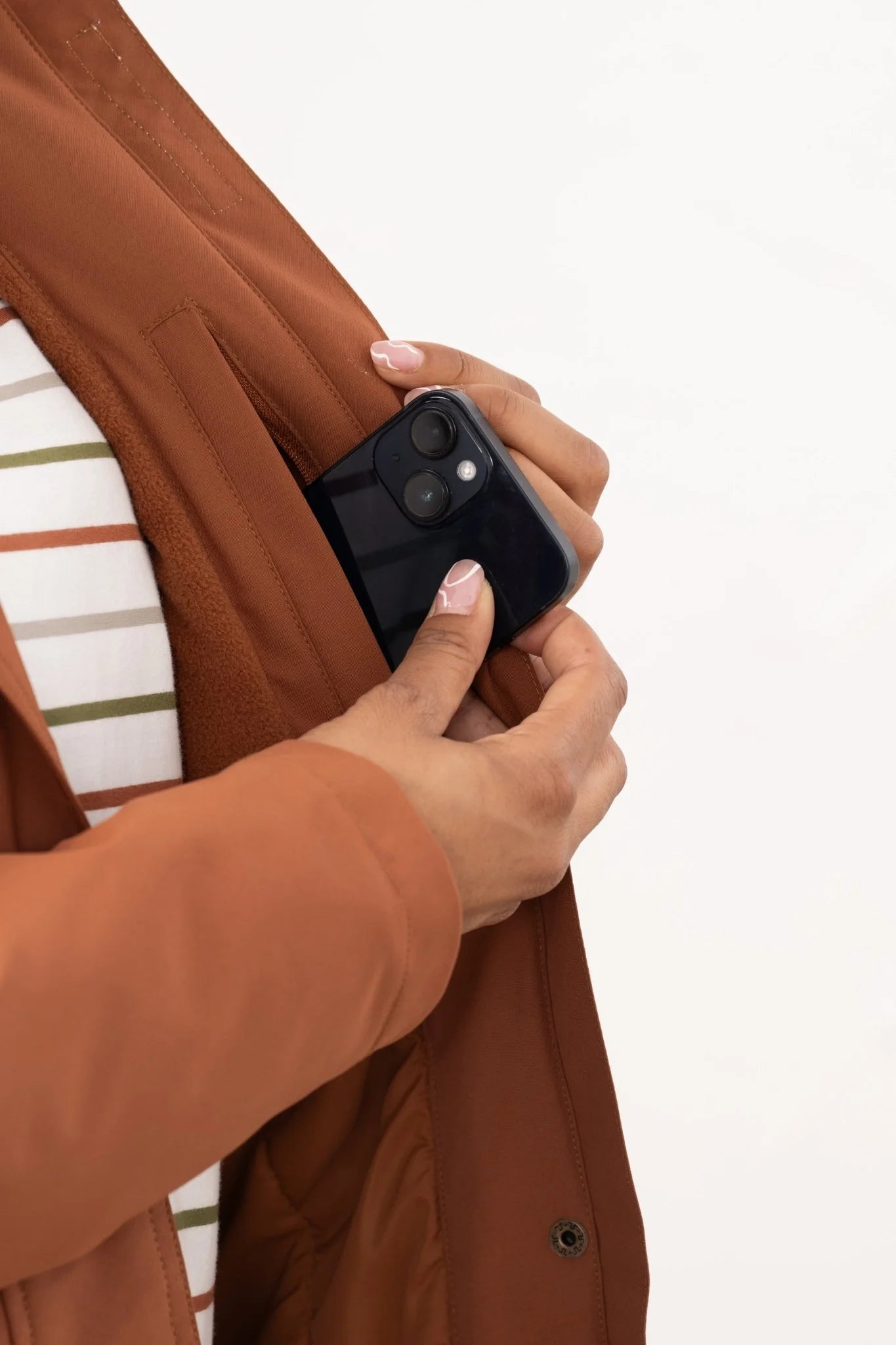 Lighthouse Imogen Waterproof Coat in Rust