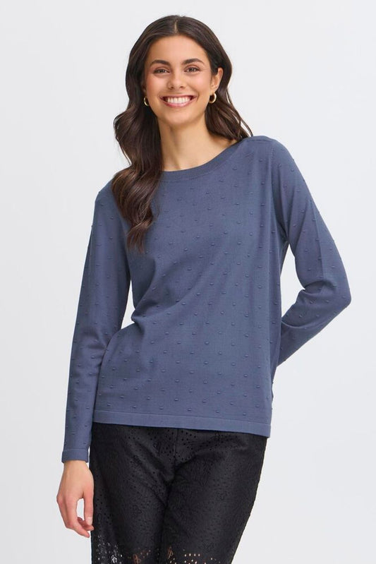 Fransa Karianne Jumper - Sea Blue