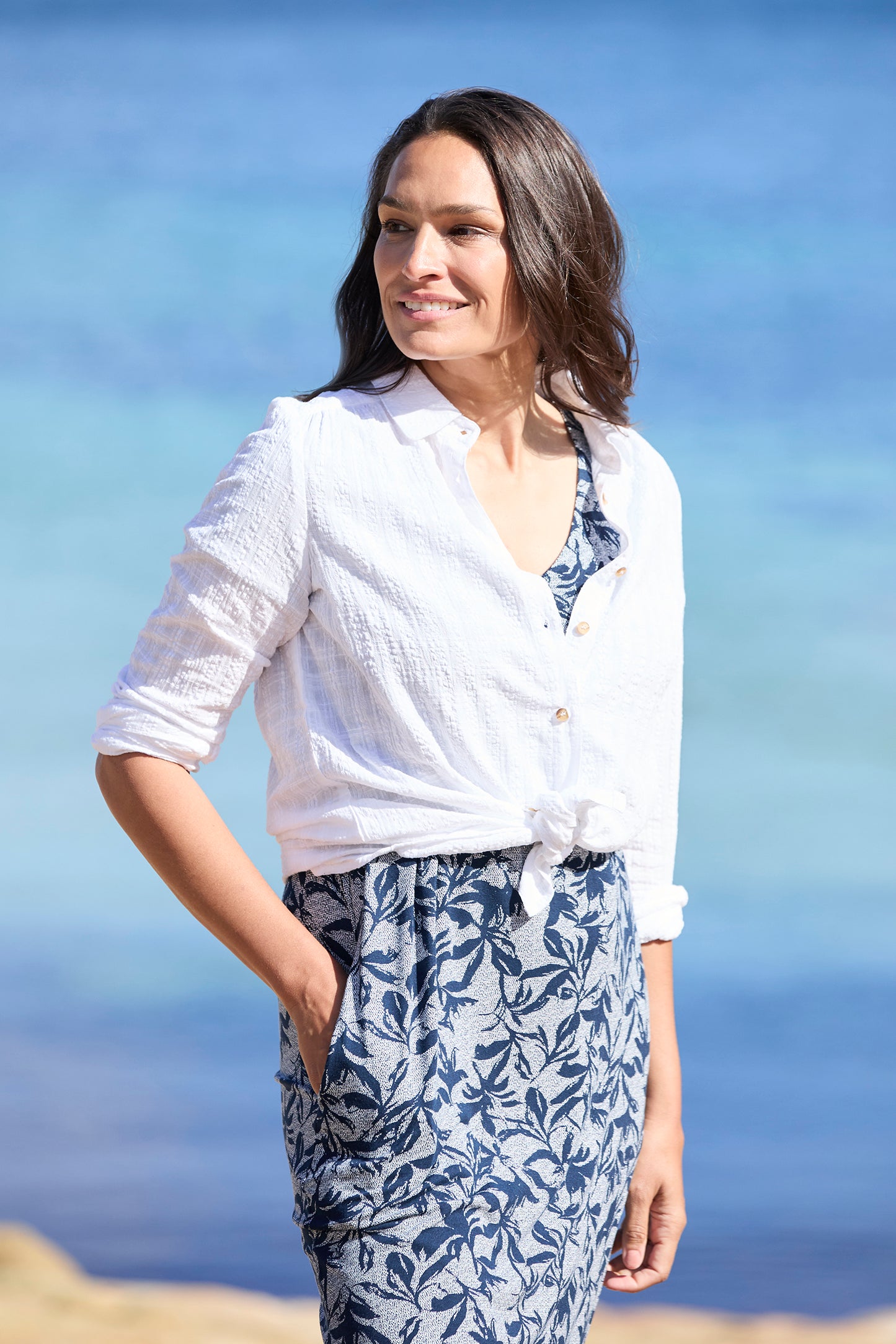 Lily & Me Savannah shirt - White