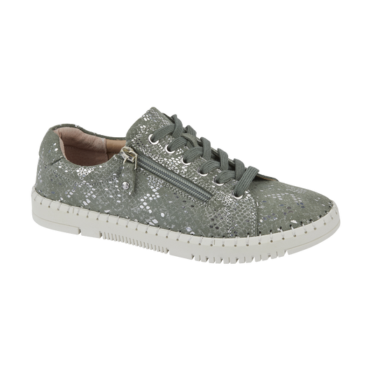 Porto Trainers in Moss Green - sizes 4-8