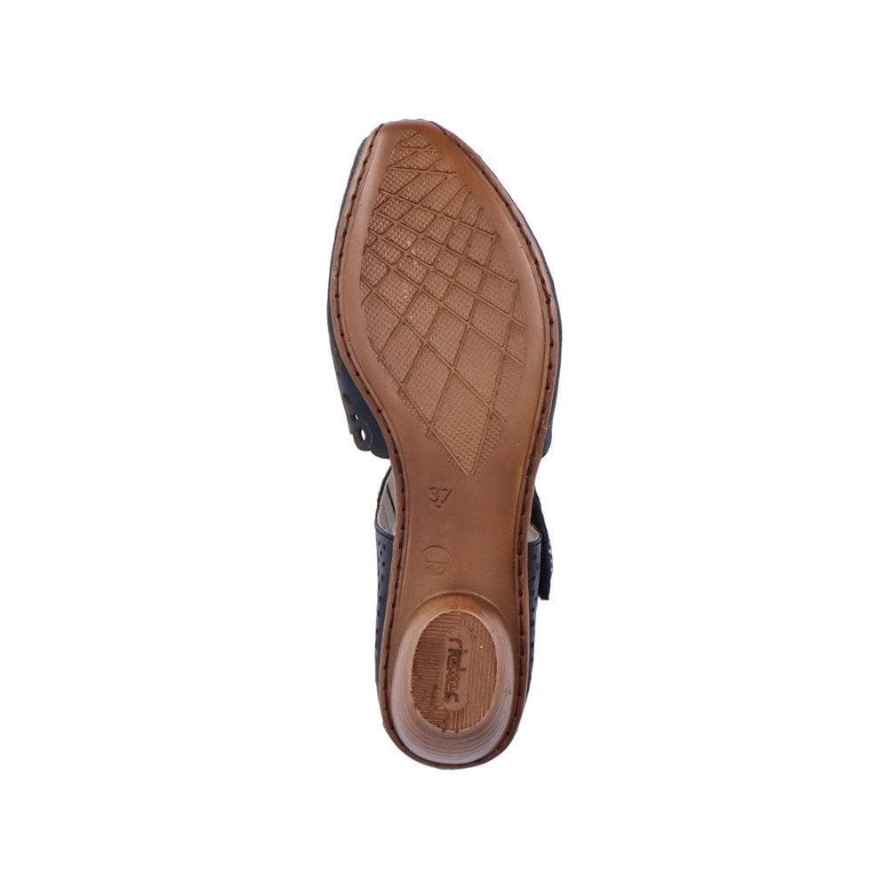 Rieker 43753 Cut-Out Shoes - Navy
