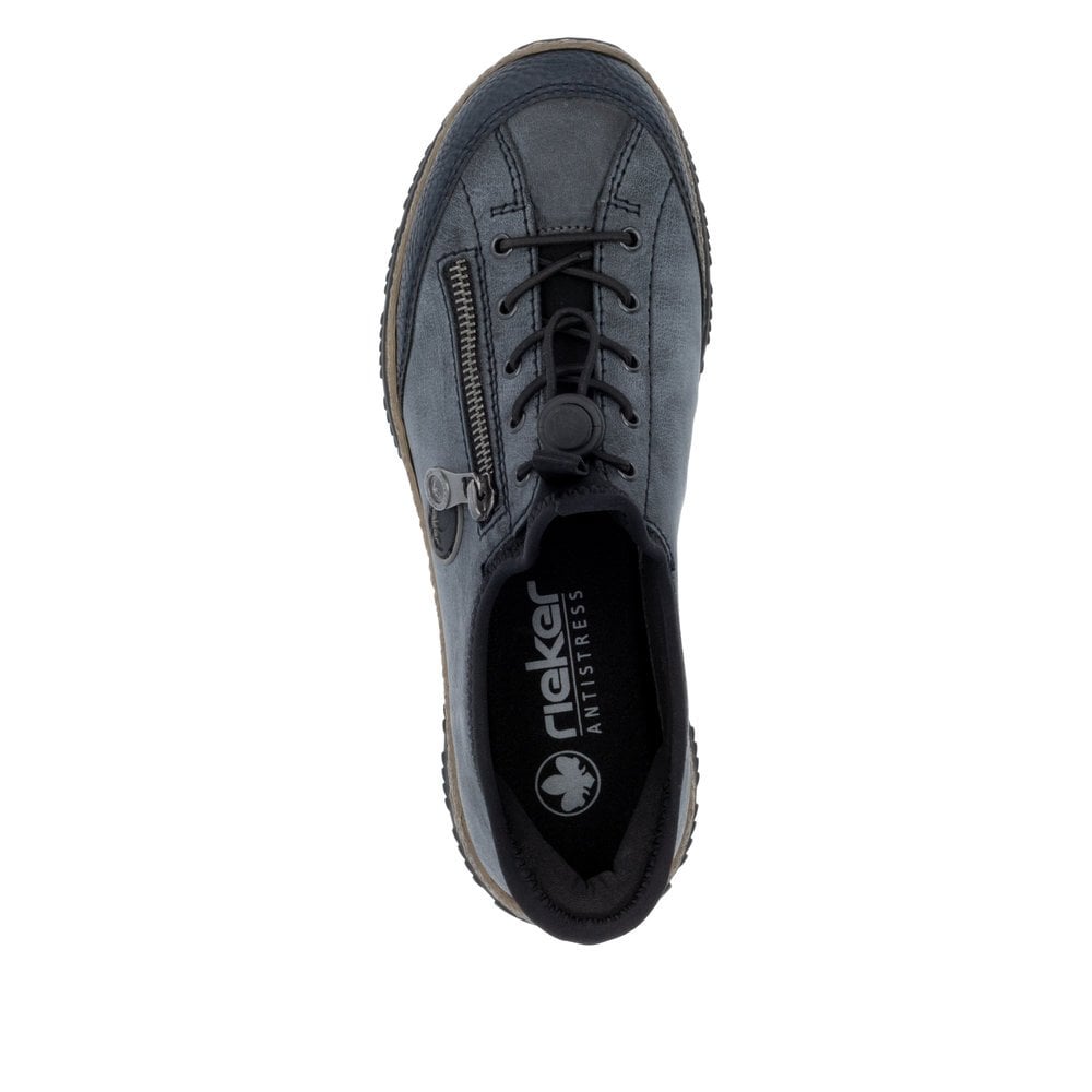 Rieker N3267 Ladies Trainers/ Shoes - Navy