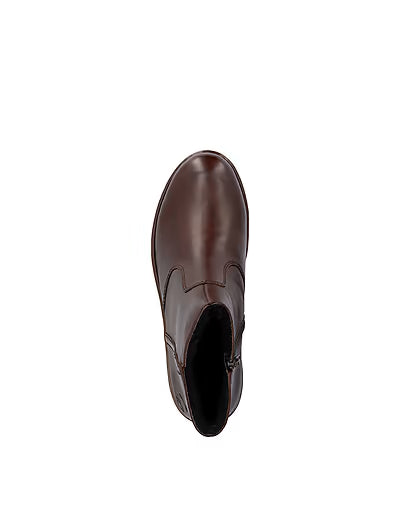 Rieker Zip Wedge Boots for  X9165 - Brown