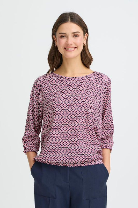 Fransa Sloane Top - Very berry