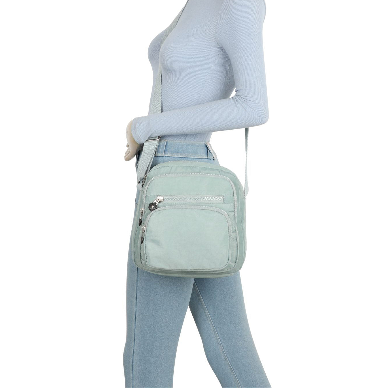 Strathurie Rip Nylon/ Canvas Shoulder Bag - Choice of colours