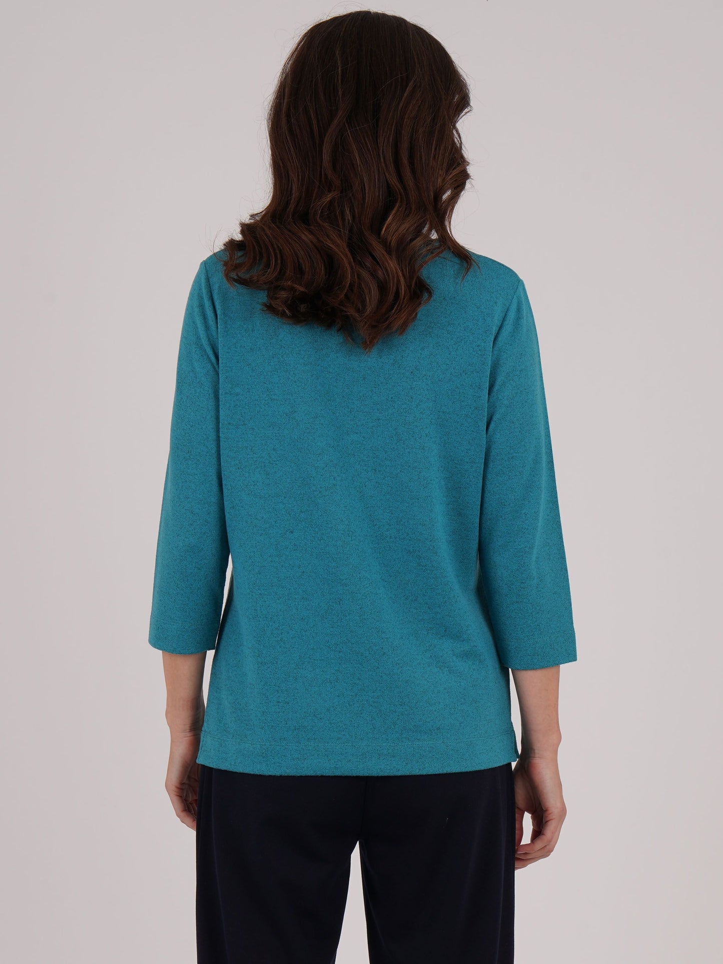 TIGI Looped Neck Detail Top - Azure