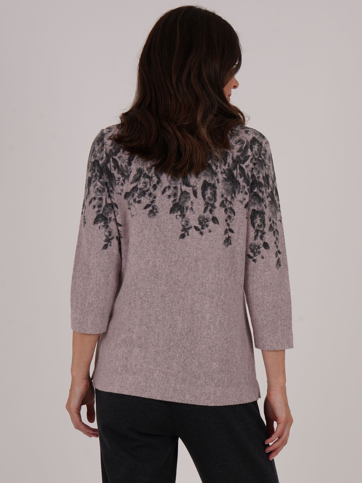 Tigi Floral Cascade Print Top - Rose Pink