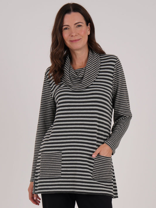 Tigi Contrast Stripe Tunic - Mint