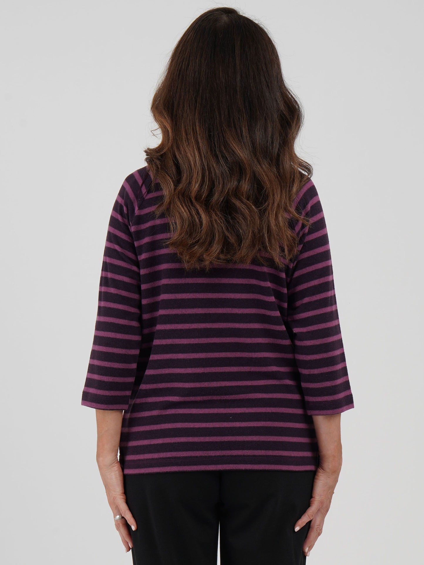 Tigi Cut & Sew Stripe Top - Hibiscus