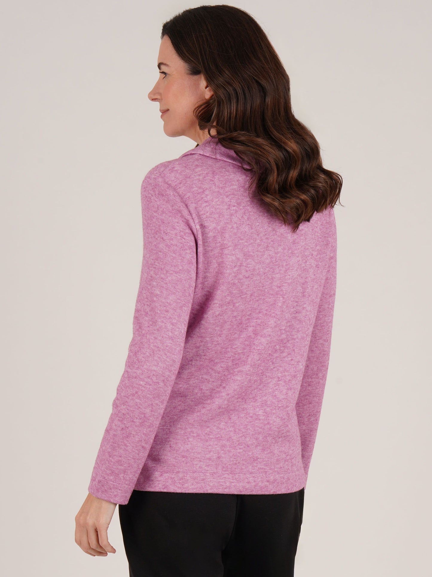 TIGI Solid Cowl Neck Jumper - Hyacinth