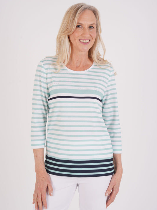 Tigi Striped Top - Mint
