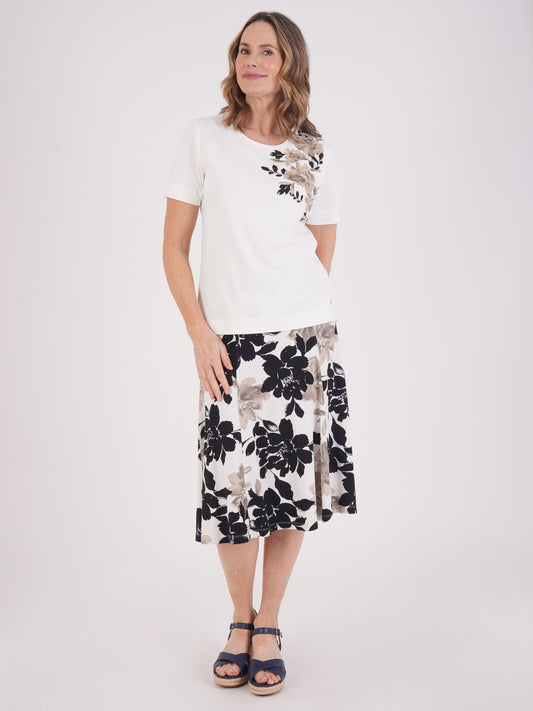 Tigi Dahlia Print Skirt - Regular or Short Length