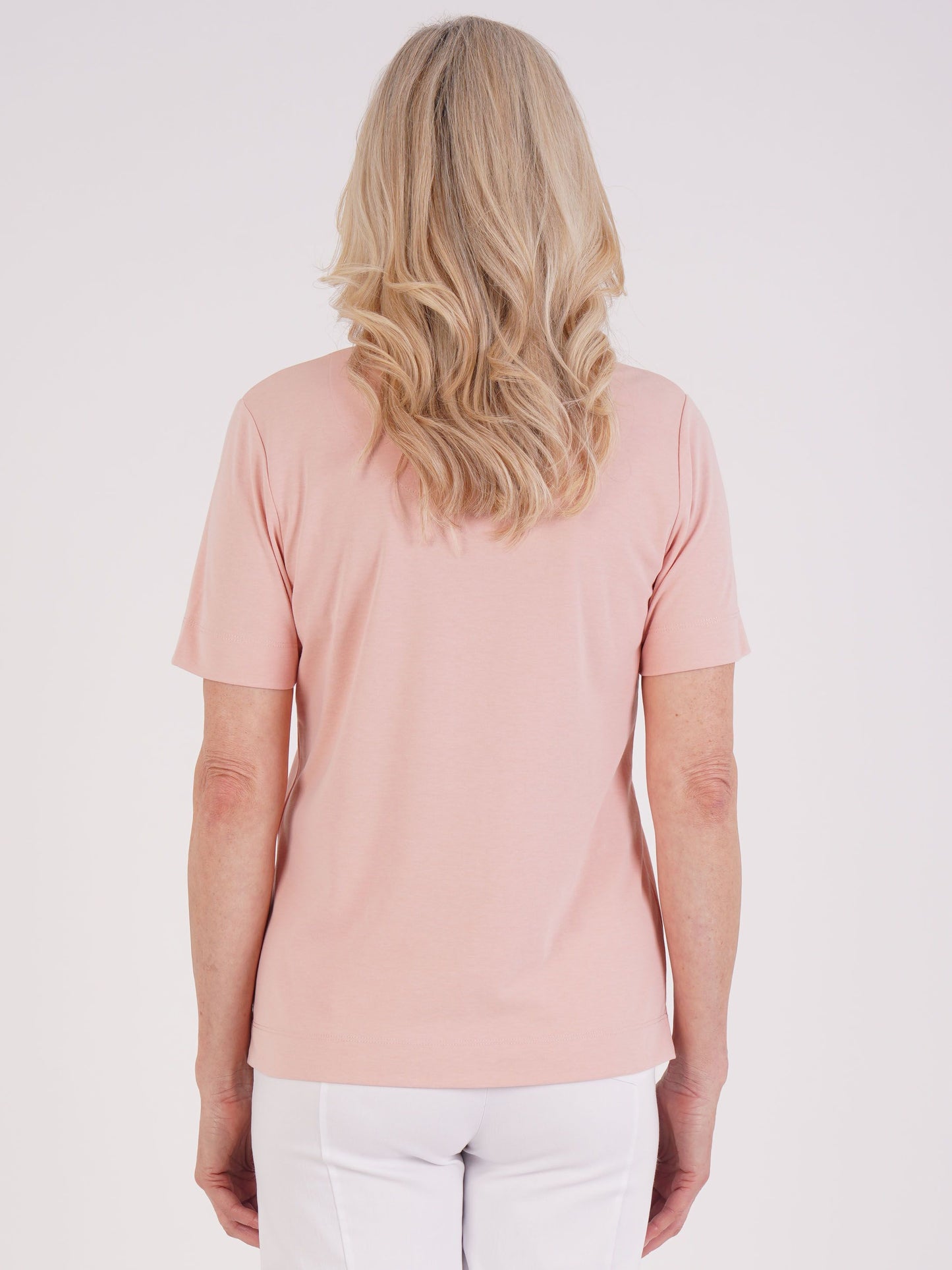 TIGI Butterfly & Floral Diamante Top - Melba Pink