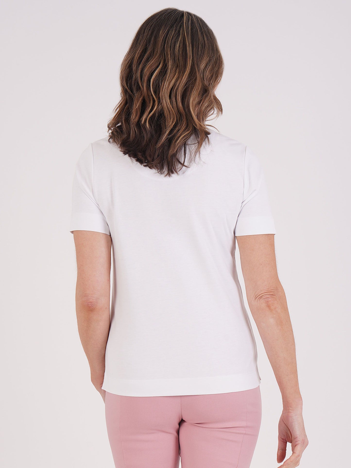 TIGI Animal Print Top - White