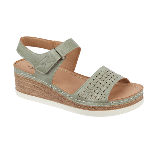 Tobago Sandals in Moss Green - sizes 4-8