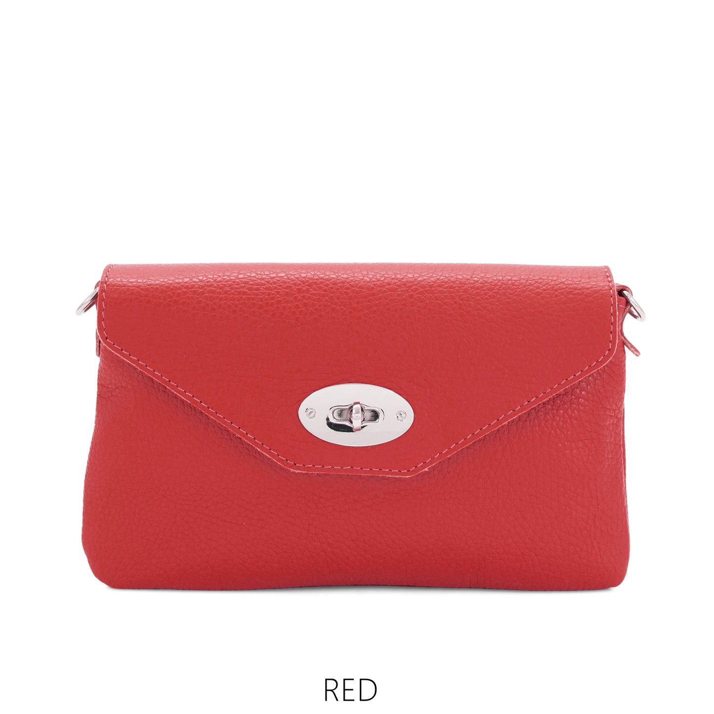 Katy Italian Textured Leather Clutch Bag - Choice of colours